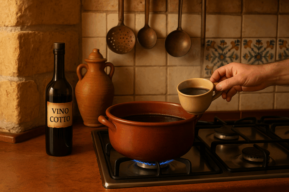 Il vino cotto in Sicilia: rimedio popolare contro i raffreddori