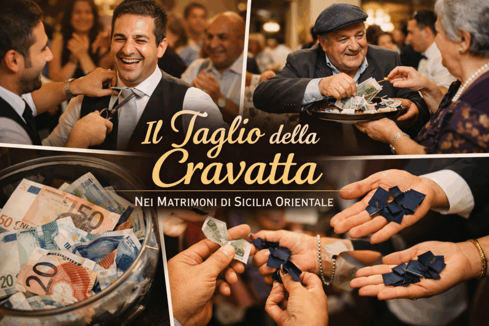 Il taglio della cravatta nei matrimoni siciliani