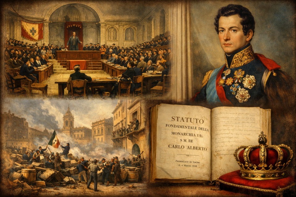 Lo Statuto Albertino e la Sicilia del 1848: due strade verso la libertà